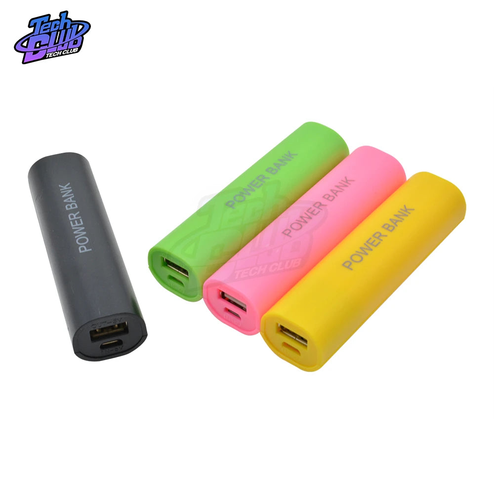 Metal Power Bank DIY Kit Storage Case Box Free Welding Suit 1X 18650 Battery 5V 1A USB External Charger For  Phone