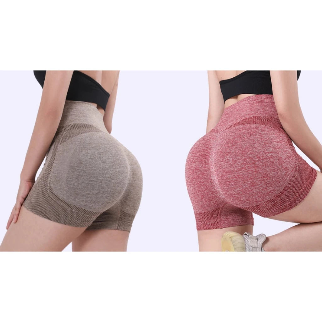 Grils Women Yoga Shorts High Waist Workout Shorts Fitness Yoga Lift Butt Fitness Ladies Yoga Gym Running Short Pants Sportswear