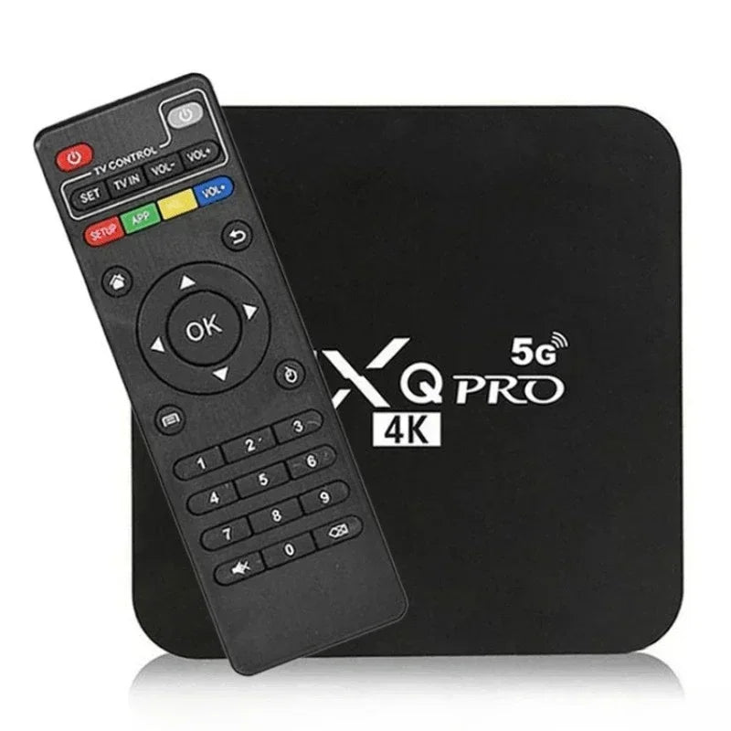 2024 New Smart TV Box MXQ-PRO 4K HD Android 10.0 Smart TV Box 2.4/5G Dual-WIFI 3D Video Media Player Home Theater TV Set-top Box