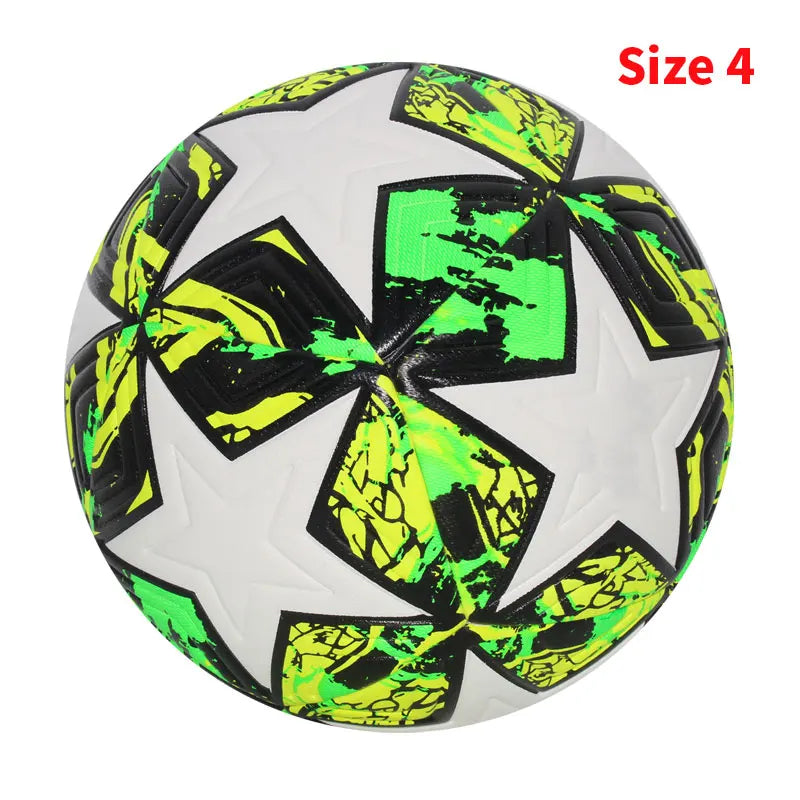 Standard Size 5 Size 4 Soccer Ball Professional Outdoors Sports Match Balls Training Seamless Football High Quality PU Material