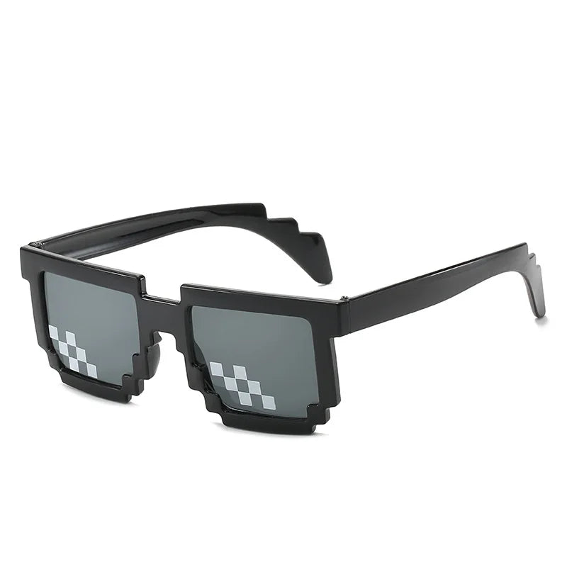 2023 New fashion Sun Glasses Hot Sale Sunglasses Creeper Glasses Novelty Mosaic Funny Goggles Boys Girls Pixel Eyewear