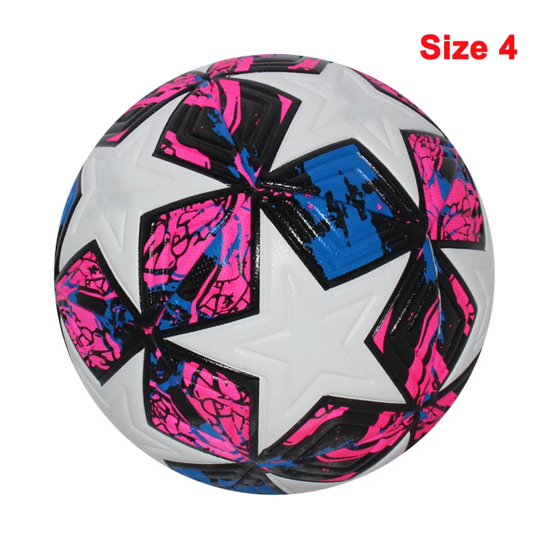 Standard Size 5 Size 4 Soccer Ball Professional Outdoors Sports Match Balls Training Seamless Football High Quality PU Material