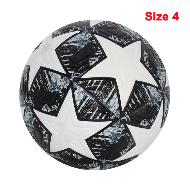 Standard Size 5 Size 4 Soccer Ball Professional Outdoors Sports Match Balls Training Seamless Football High Quality PU Material