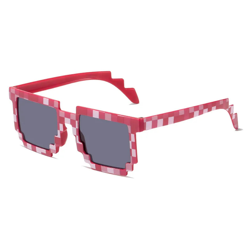 2023 New fashion Sun Glasses Hot Sale Sunglasses Creeper Glasses Novelty Mosaic Funny Goggles Boys Girls Pixel Eyewear