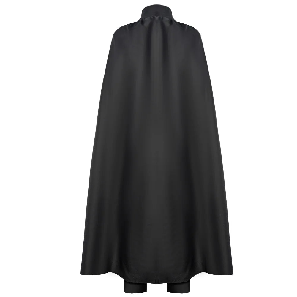 V Cosplay Costumes Movie Vendetta Swordsman Black Uniform Cloak Halloween Carnival Party Dressing For Men