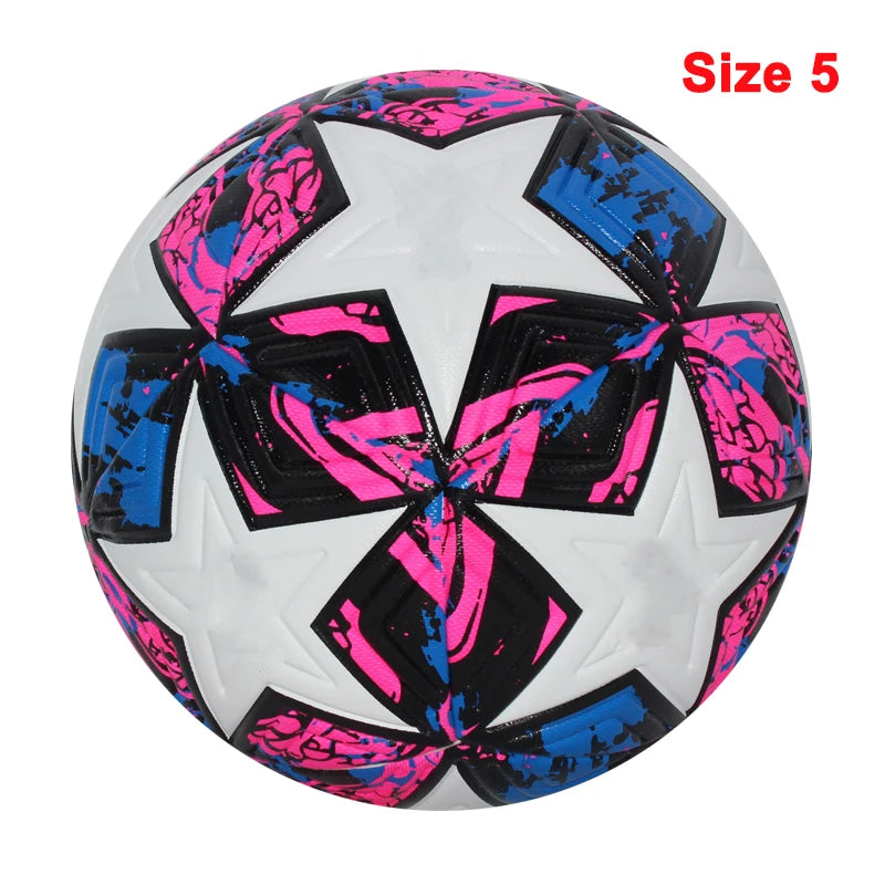 Standard Size 5 Size 4 Soccer Ball Professional Outdoors Sports Match Balls Training Seamless Football High Quality PU Material