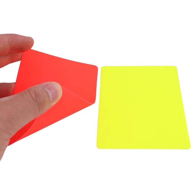 2PCS 4PCS 6PCS Soccer Referee Red Yellow Cards Football Match RefereeReferee Tool Warning and Ejection Cards