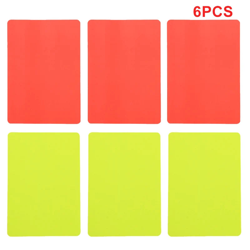 2PCS 4PCS 6PCS Soccer Referee Red Yellow Cards Football Match RefereeReferee Tool Warning and Ejection Cards