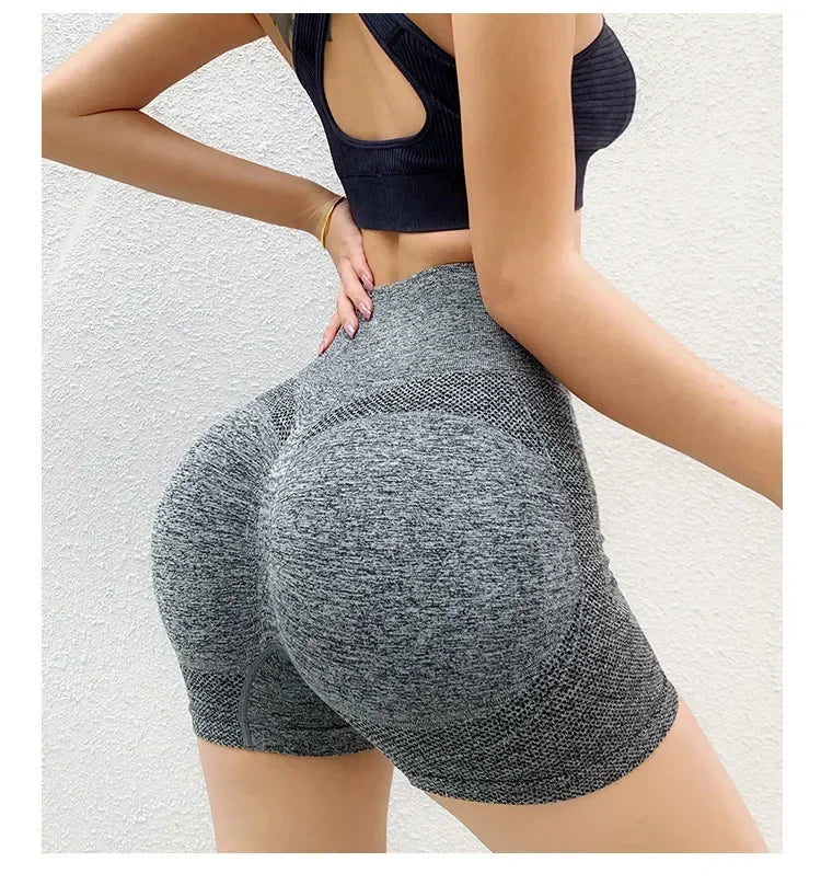 Sexy Booty Push Up Sport Yoga Shorts Women Seamless Spandex Running Cycling Short Fitness Leggings High Waist Female Gym Shorts