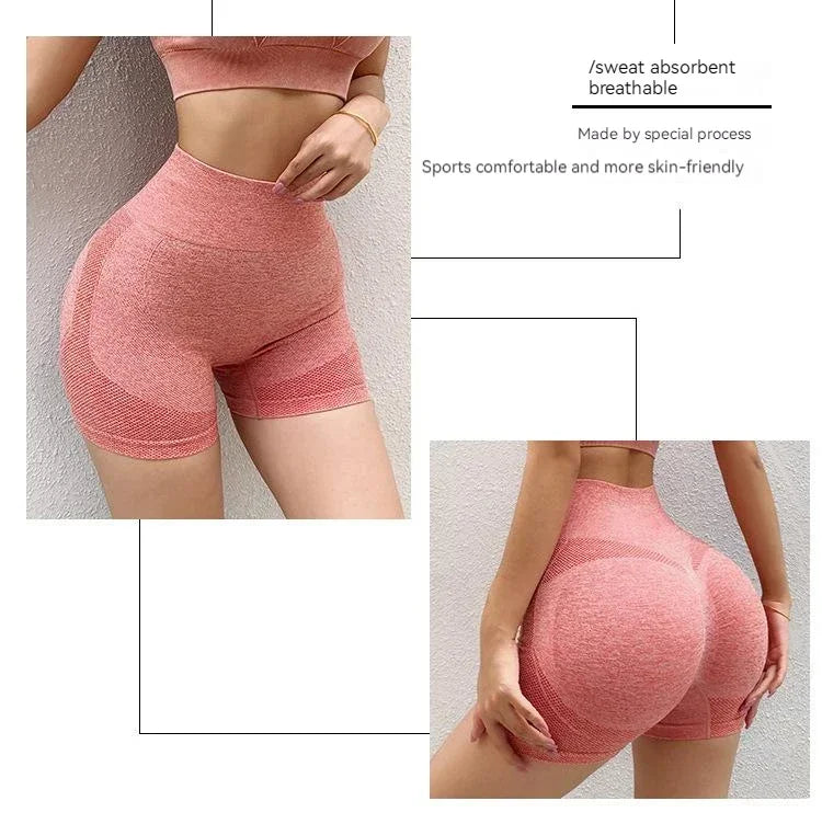 Sexy Booty Push Up Sport Yoga Shorts Women Seamless Spandex Running Cycling Short Fitness Leggings High Waist Female Gym Shorts