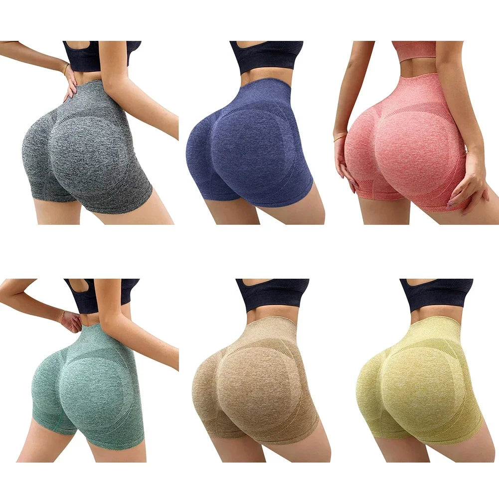 Sexy Booty Push Up Sport Yoga Shorts Women Seamless Spandex Running Cycling Short Fitness Leggings High Waist Female Gym Shorts