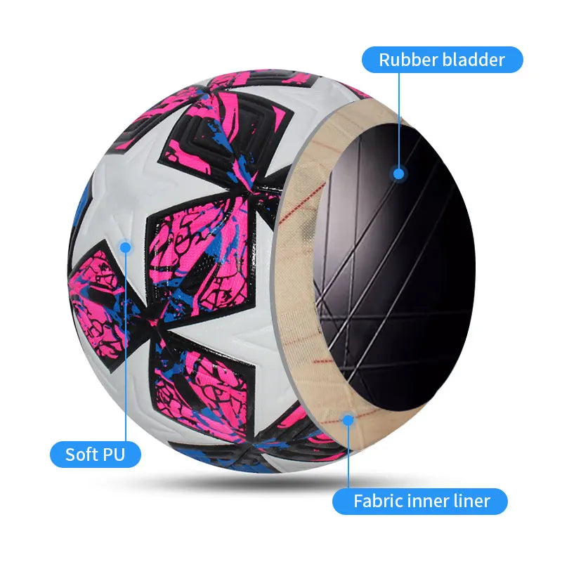 Standard Size 5 Size 4 Soccer Ball Professional Outdoors Sports Match Balls Training Seamless Football High Quality PU Material