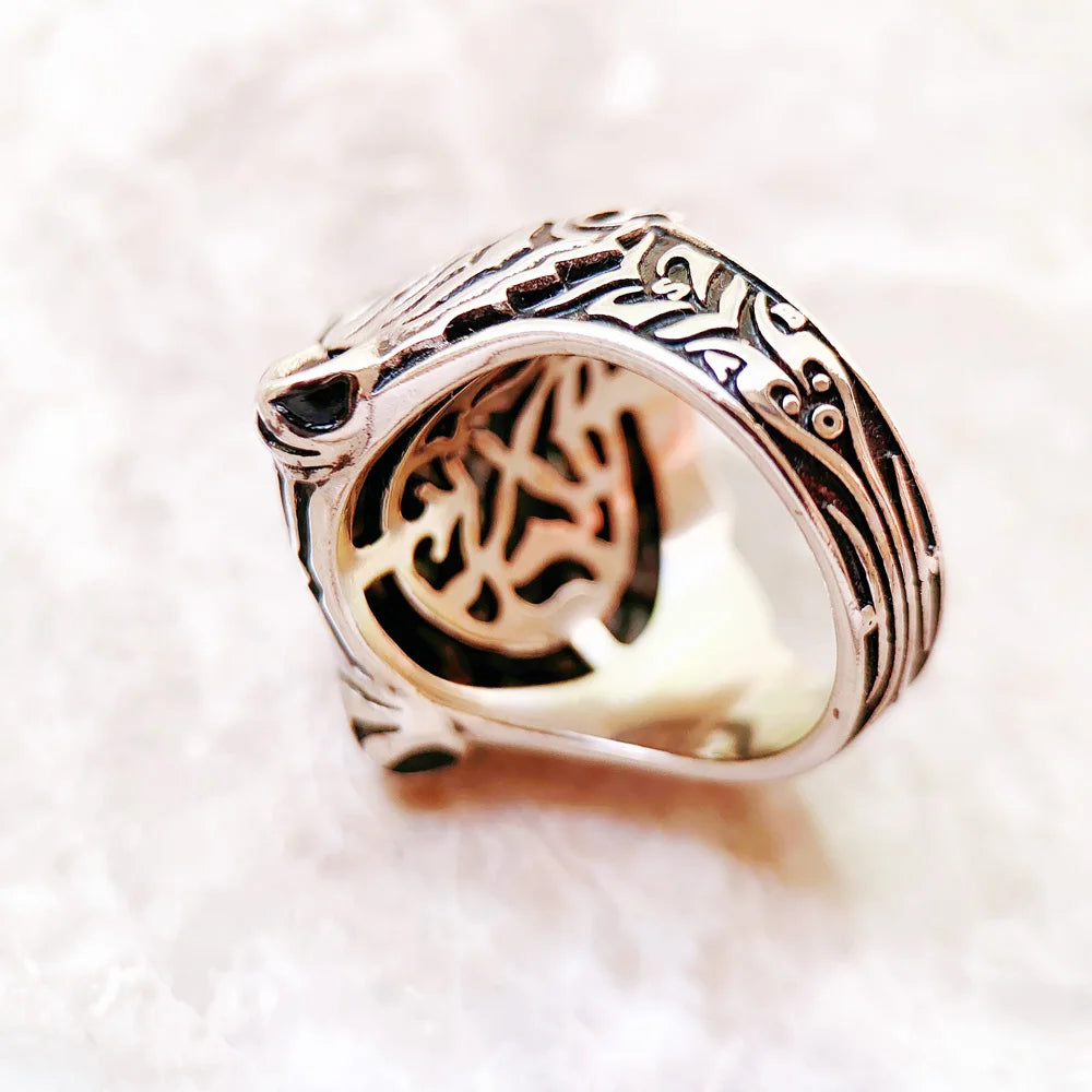 Ring Golden Tiger Rebel Fine Jewelry For Women Men,2022 Brand New Personal Lucky Gift In 925 Sterling Silver