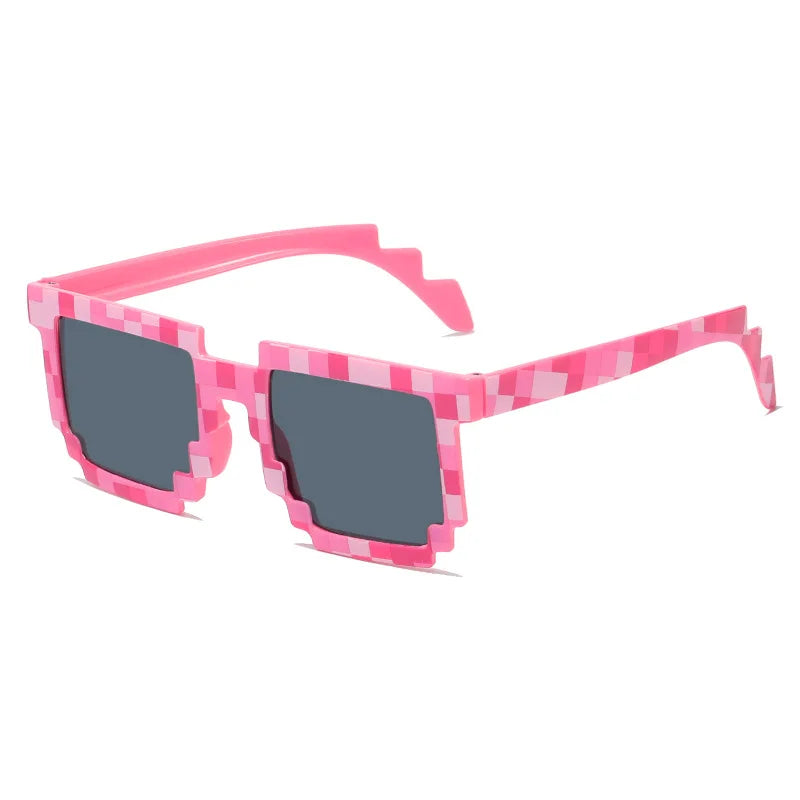 2023 New fashion Sun Glasses Hot Sale Sunglasses Creeper Glasses Novelty Mosaic Funny Goggles Boys Girls Pixel Eyewear