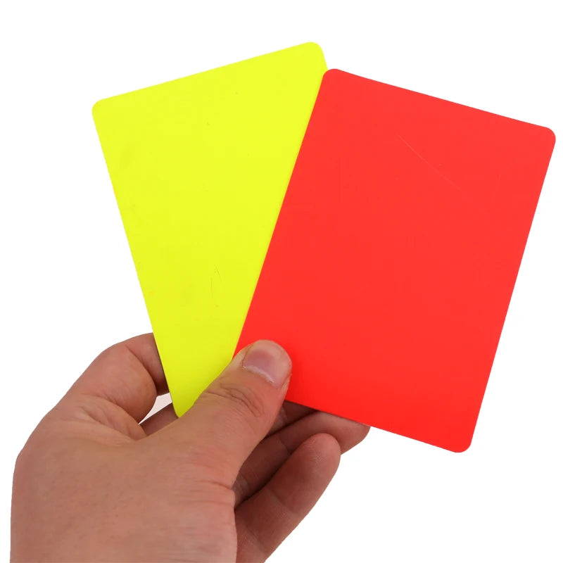 2PCS 4PCS 6PCS Soccer Referee Red Yellow Cards Football Match RefereeReferee Tool Warning and Ejection Cards