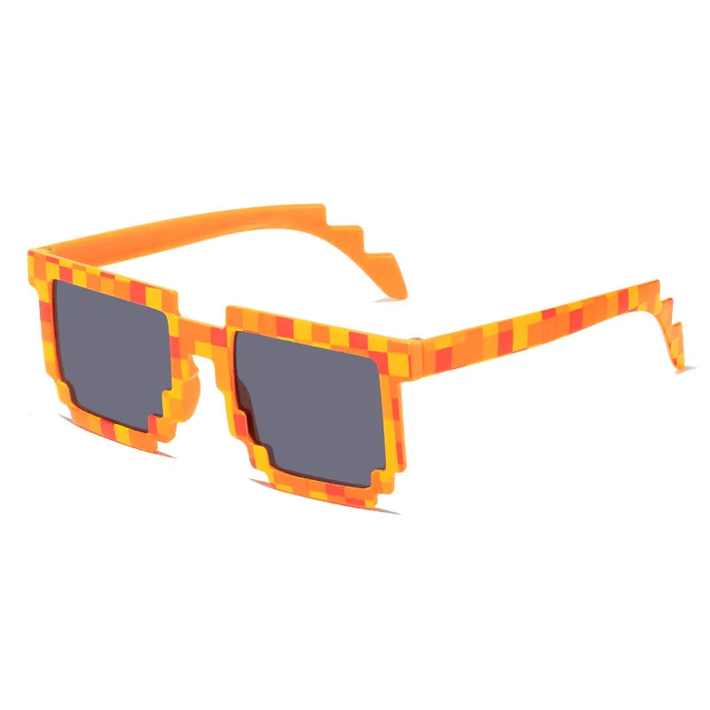 2023 New fashion Sun Glasses Hot Sale Sunglasses Creeper Glasses Novelty Mosaic Funny Goggles Boys Girls Pixel Eyewear