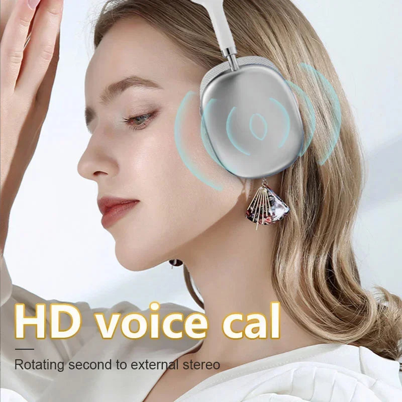 P9 Wireless Bluetooth Headset with microphone Noise cancelling headset Stereo headset Sports Gaming P9 Pro Max supports TF