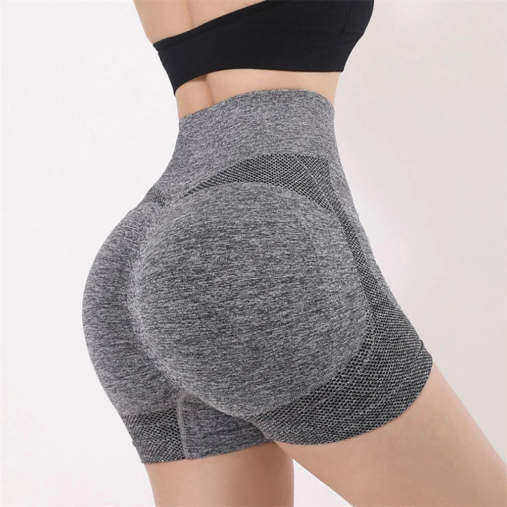 Grils Women Yoga Shorts High Waist Workout Shorts Fitness Yoga Lift Butt Fitness Ladies Yoga Gym Running Short Pants Sportswear